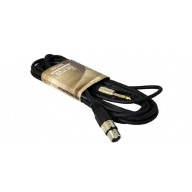 CABLE XLR HEMBRA A JACK 6,3 MONO JACK 10m QP AUDIO