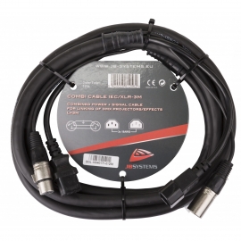 COMBI CABLE IEC H / IEC M / XLR-M / XLR/ H 3m