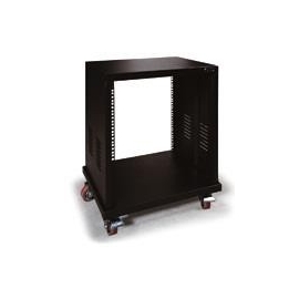 FRL-12U RACK METALICO 12U NEGRO+RUEDAS
