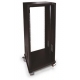 FRL-24U RACK METALICO 24U NEGRO+RUEDAS