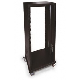 FRL-24U RACK METALICO 24U NEGRO+RUEDAS