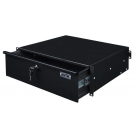 RACK DRAWER 3U CAJON CON LLAVE 3 UNIDADES