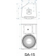 ALTAVOZ 15" ACTIVO DSP 650W SA-15 SYNQ