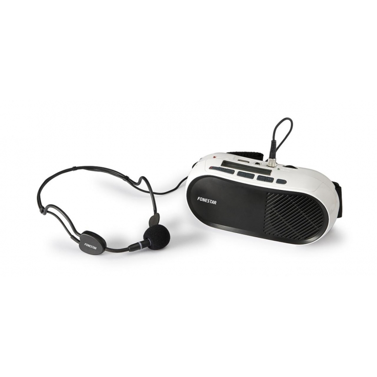 AMPLIFICADOR PORTATIL CON MICROFONO Y