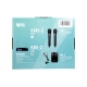 DOBLE MICROFONO PETACA INAL.VHF 2 CANALES PSK-AUDIO
