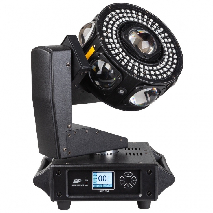 UFO X4 MULTIEFECTO LED 4 EN 1 RGBW JBSYSTEMS