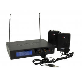 DOBLE MICROFONO PETACA INAL.VHF 2 CANALES PSK-AUDIO