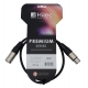 CABLE XLR MACHO A XLR HEMBRA 0.5m PREMIUM HILEC