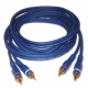 CABLE 2 RCA MACHO A 2 RCA MACHO 1.20m AZUL HILEC