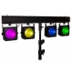 COB-4BAR BARRA 4x FOCOS LED COB 36W RGB JBSYSTEMS