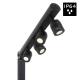 BTI-AKKUPOLE BLACK POSTE ILUMINACIÓN LED 4x5W IP-64 BATERÍA DMX BRITEQ 