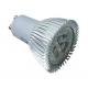 LAMPARA DICROICA 3X1W GU-10 VERDE 60º