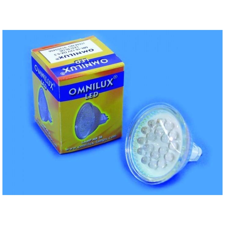 LAMPARA DICROICA 12V 18x LEDS L.NEGRA