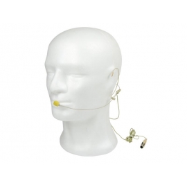 MICROFONO DIADEMA TIPO MADONNA COLOR CARNE - QP-AUDIO