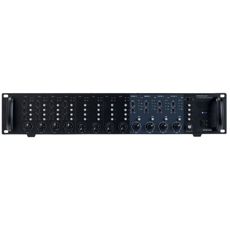 PREZONE444 Mk2 MESA DE MEZCLAS 8 CANALES 4 ZONAS AUDIOPHONY