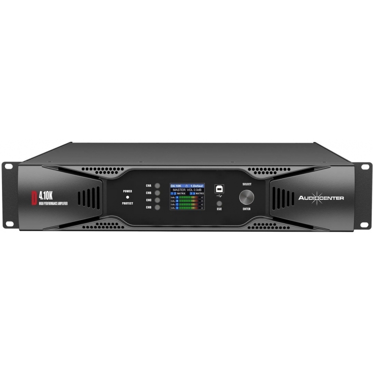 ETAPA POTENCIA DIGITAL DSP D4.10K 4 x 3000w 4Ohm AUDIOCENTER