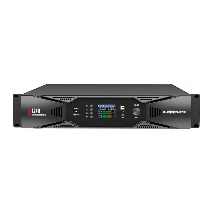 ETAPA POTENCIA DIGITAL DSP D4.2K 4 x 550w DANTE AUDIOCENTER