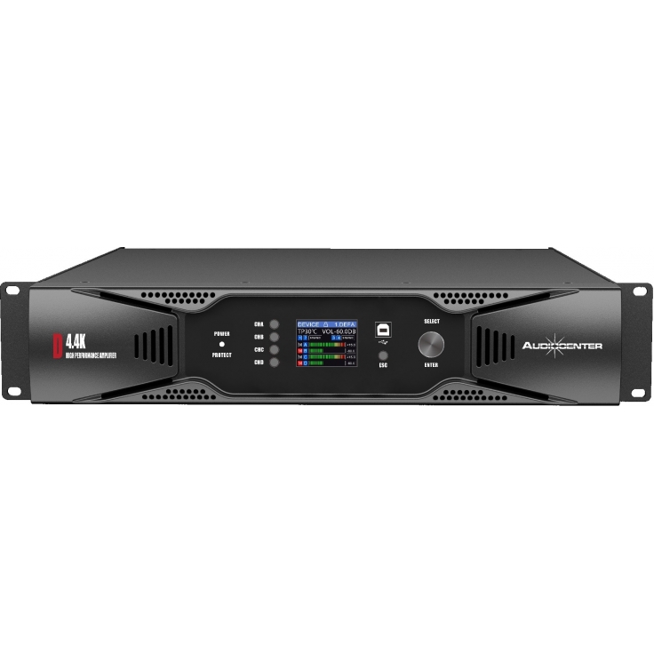 ETAPA POTENCIA DIGITAL DSP D4.4K 4 x1200w