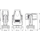 VANTA SPOT CABEZA MÓVIL LED 300W IP-65 JB SYSTEMS