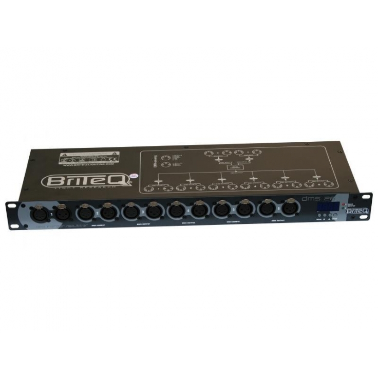 DMS-26 SPLITTER DMX RACK 1U