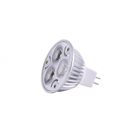 DICROICA MR-16 3x1W 12V BLANCA FRIO 60º