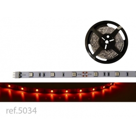 BOBINA LED FLEX 5m 30 LED/m 12V IP-20 ROJO