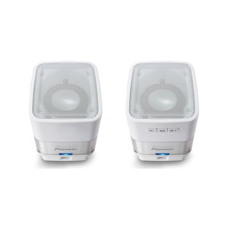 PIONEER S-MM201-W PAREJA MINI ALTAVOCES AMPL.USB BLANCO