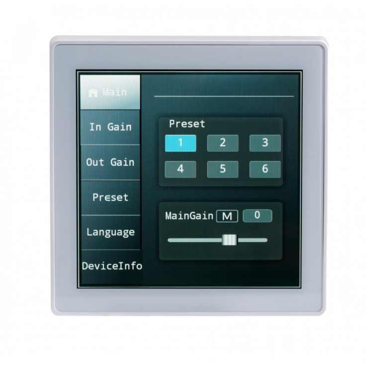 PANTALLA TACTIL PARA CONTROL DZONE88 AUDIOPHONY