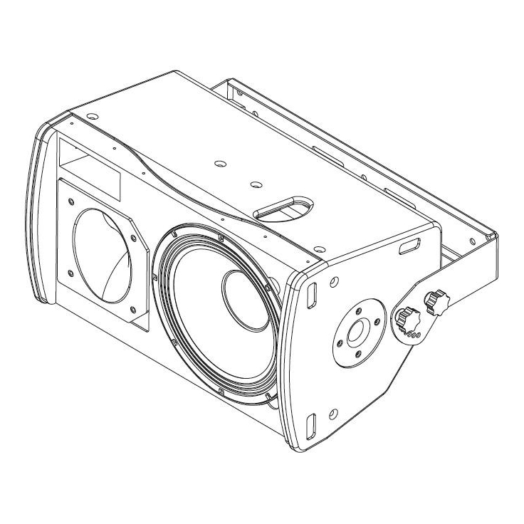 SOPORTE HORIZONTAL PF-10 BLANCO AUDIOCENTER