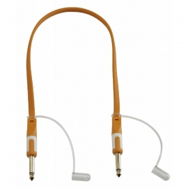 CABLE PLANO JACK 6,35 MO A JACK 6,35 MO 0,5M HILEC