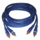 CABLE ALTA CALIDAD 2 RCA MACHO A 2 RCA MACHO 1,20m HILEC