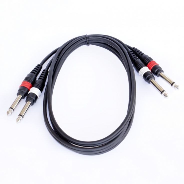 CABLE 2 JACK 6,3 M. MONO A 2 JACK 6,3 M. MONO 1.5m