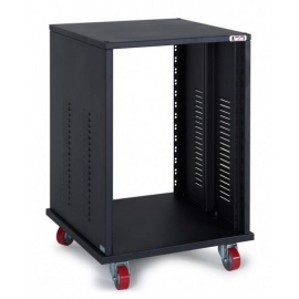 FRL-15U RACK METALICO 15U FONDO EXTRA CON RUEDAS