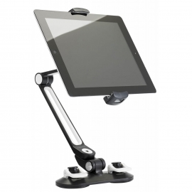 MEDIASTAGE4 SOPORTE TABLET DOBLE VENTOSA HILEC