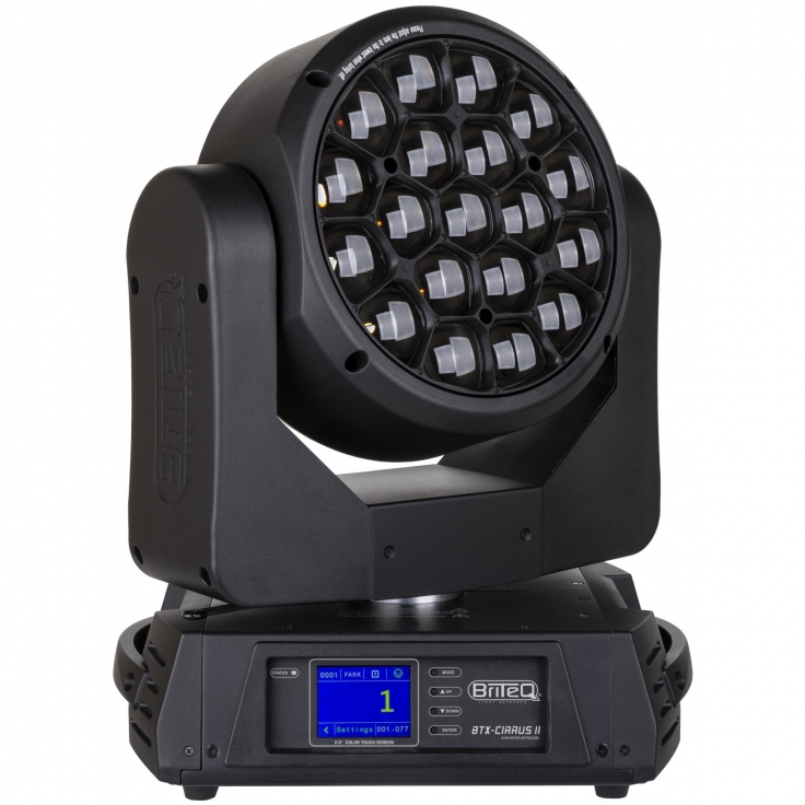BTX-CIRRUS II CABEZA MOVIL WASH LED 19 Osram x 30W RGBW BRITEQ