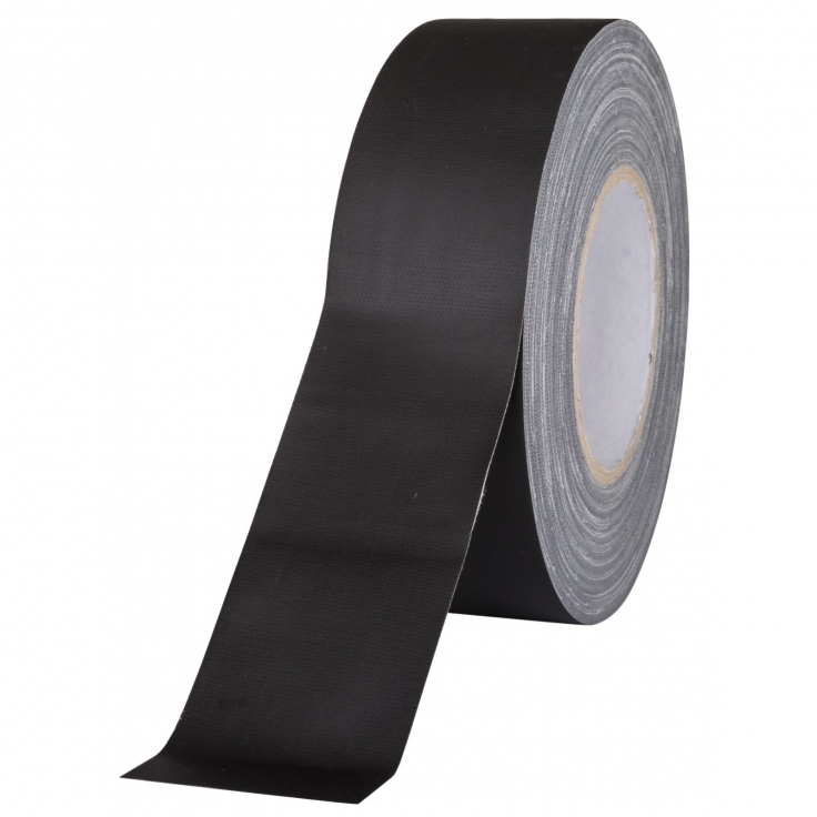 CINTA AMERICANA / GAFFER TAPE STD 50 BLACK MATE