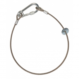 CABLE ACERO SEGURIDAD D4-60cm BRITEQ