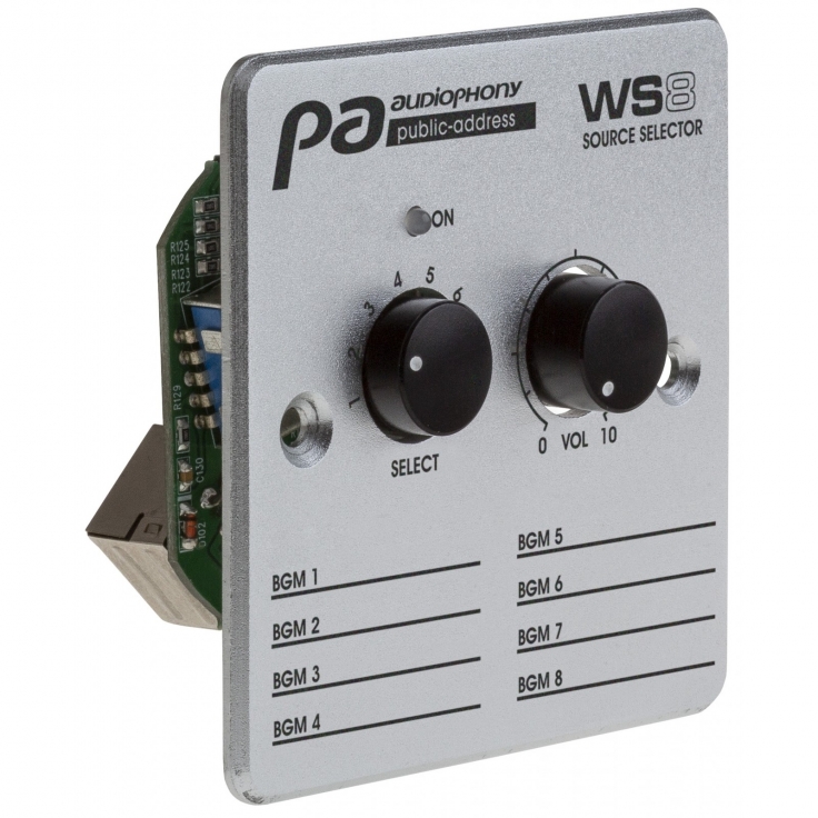WS-8 CONTROL SELECTOR PARA MATRIX , AUDIOPHONY