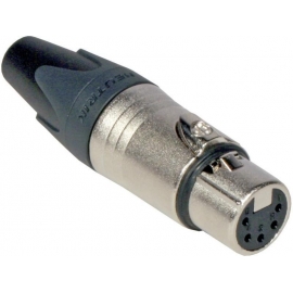JB-201 NC-5-FX CONECTOR XLR 5 PIN HEMBRA