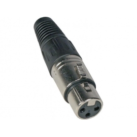 XLR HEMBRA AEREO 3 PIN SET JB SYSTEMS PAREJA