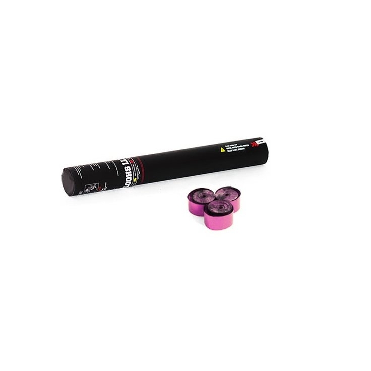 TCM FX Handheld Streamer Cannon 50cm, Pink Metallic