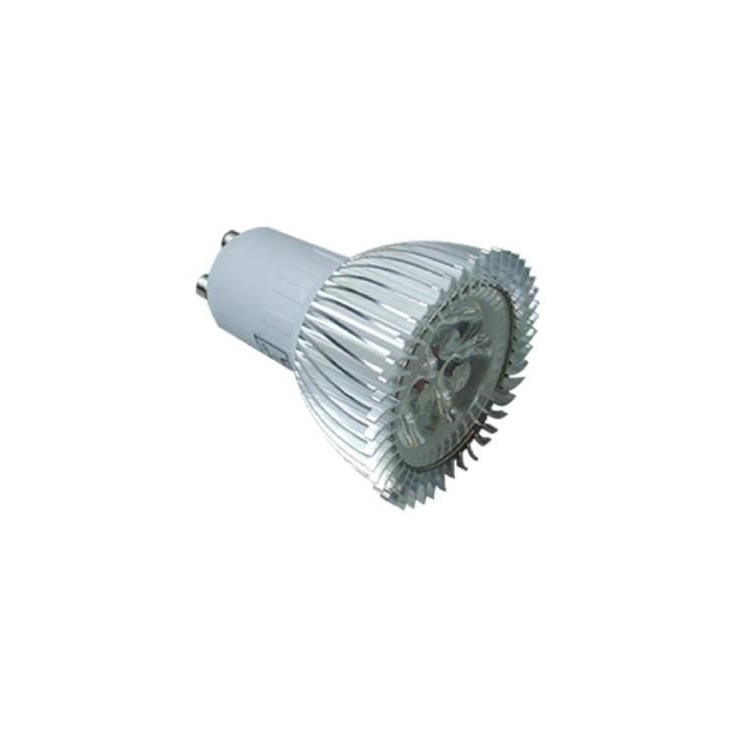 LAMPARA DICROICA 3X1W GU-10 VERDE 60º