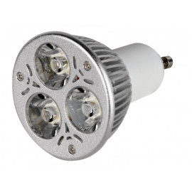 LAMPARA LED GU-10 3x1W B.CALIDO (PAR-16) 2250