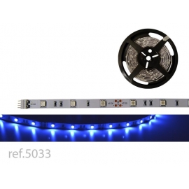 BOBINA LED FLEX 5m 30 LED/m 12V IP-20 AZUL