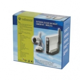 JUEGO CON CÁMARA INALÁMBRICA DÍA/NOCHE A COLOR PARA EXTERIORES