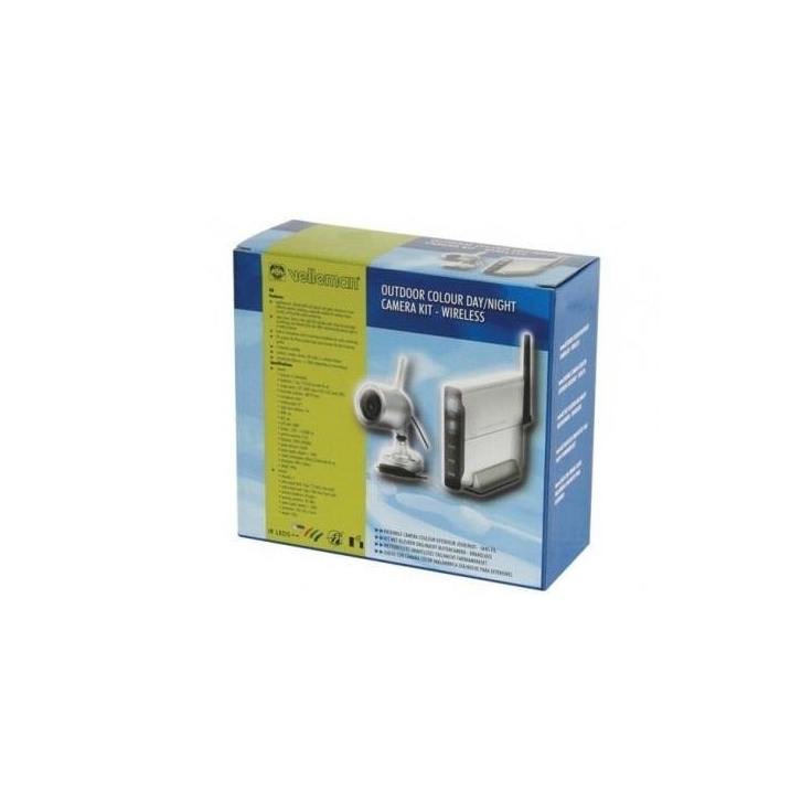 JUEGO CON CÁMARA INALÁMBRICA DÍA/NOCHE A COLOR PARA EXTERIORES